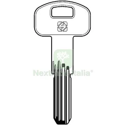 10PZ CHIAVE PUNZONATA SECUREMME K2 SCM1R SILCA OTTONE NICHELATO Mat Ottone — Serrature e cilindri — rif. FERX.VIR8599944