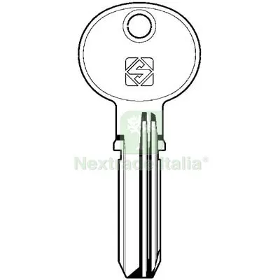5PZ Chiave Punzonata Tesa Torterolo RE TE7 Silca Ottone Nichelato Mat Ottone — Serrature e cilindri — rif. FERX.VIR8599948 5PZ Chiave Punzonata Tesa Torterolo RE TE7 Silca Ottone Nichelato Mat Ottone — Serrature e cilindri — rif. FERX.VIR8599948