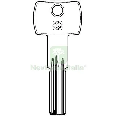 10PZ Chiave Punzonata AGB AGB8 Silca Scudo 7000 Ottone Nichelato Mat Ottone — Serrature e cilindri — rif. FERX.VIR8599960