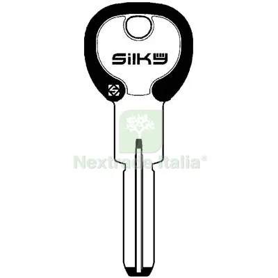 5PZ Chiave Punzonata AGB AGB5DZ Silky Silca Ottone Nichelato Mat Ottone — Serrature e cilindri — rif. FERX.VIR8599981
