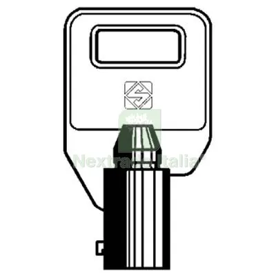 2PZ Chiave Tubolare Cortellezzi PC15T Silca Ottone Nichelato Mat Ottone — Serrature e cilindri — rif. FERX.VIR8599992