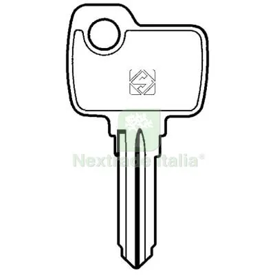 10PZ Chiave Auto Farma FAR2R Silca Acciaio Nichelato Mat Acciaio — Chiavi e ricambi auto — rif. FERX.VIR8600013