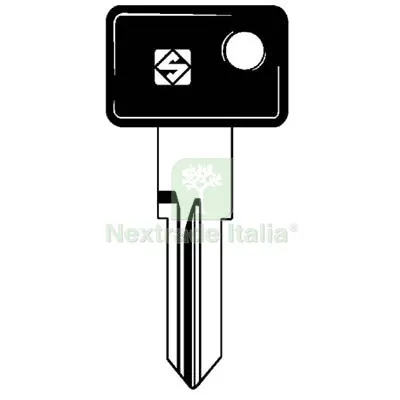 5PZ Chiave Auto Zadi ZD10P Silca Aprilia Gilera Piaggio Acciaio Nichelato Mat Acciaio — Chiavi e ricambi auto — rif. FERX.VIR8600024