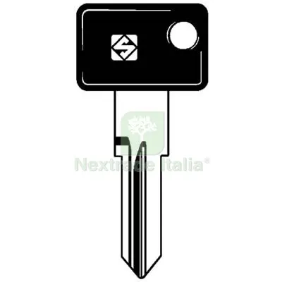 5PZ Chiave Auto Zadi ZD14RP Silca Aprilia Ducati Malaguti Piaggio Acciaio Nichelato Mat Acciaio — Chiavi e ricambi auto — rif. FERX.VIR8600025