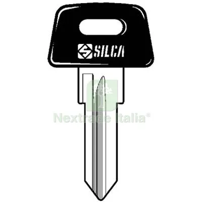 5PZ Chiave Auto Zadi Piaggio ZD17RAP Silca Acciaio Nichelato Mat Acciaio — Chiavi e ricambi auto — rif. FERX.VIR8600027