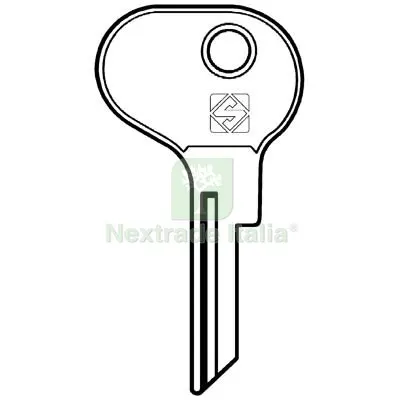 10PZ Chiave Auto Bosch BH4 Silca Acciaio Nichelato Mat Acciaio — Chiavi e ricambi auto — rif. FERX.VIR8600049