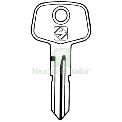 5PZ Chiave Auto HUF Blau BT2R Silca Acciaio Nichelato Mat Acciaio — Chiavi e ricambi auto — rif. FERX.VIR8600052