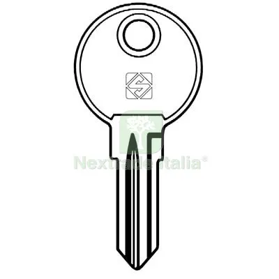 5PZ Chiave Auto LAS Kiferm KI8 Silca Acciaio Nichelato Mat Acciaio — Chiavi e ricambi auto — rif. FERX.VIR8600068