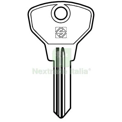 10PZ Chiave Auto Fiat SIP9R Silca Acciaio Nichelato Mat Acciaio — Chiavi e ricambi auto — rif. FERX.VIR8600082