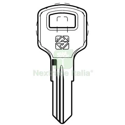 5PZ Chiave Auto Zadi ZD26R Silca Acciaio Nichelato Mat Acciaio — Chiavi e ricambi auto — rif. FERX.VIR8600089