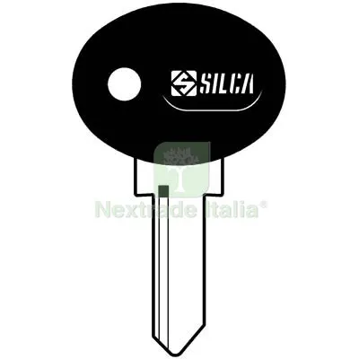 5PZ Chiave Auto Moto Guzzi Piaggio MM1RP Silca Acciaio Nichelato Mat Acciaio — Chiavi e ricambi auto — rif. FERX.VIR8600133