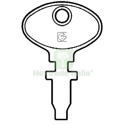10PZ Chiave Auto Fiat FA1 Silca Acciaio Nichelato — Chiavi e ricambi auto — rif. FERX.VIR8600197