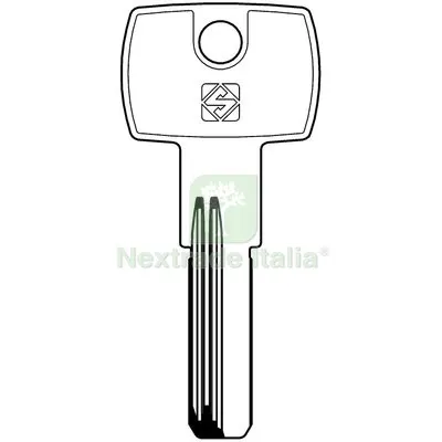 10PZ Chiave Punzonata Thirard THR3R Silca Ottone Nichelato — Serrature e cilindri — rif. FERX.VIR8600281