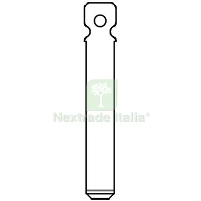 Chiave Flip Auto Citroen VA13T Silca Ottone Nichelato — Serrature e cilindri — rif. FERX.VIR8600299