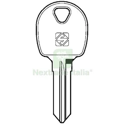 10PZ Chiave Piatta Ronis RO84 Silca Acciaio Nichelato — Serrature e cilindri — rif. FERX.VIR8600304