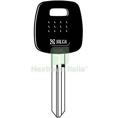 CHIAVE AUTO TRANSPONDER NISSAN NSN19TE SILCA Mat Ottone — Chiavi e ricambi auto — rif. FERX.VIR8610175