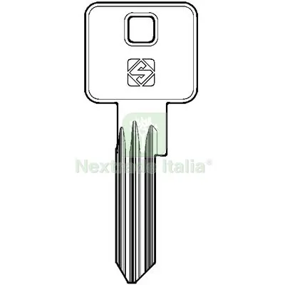 10PZ CHIAVE PIATTA ABUS AB95 SILCA ACCIAIO NICHELATO — Serrature e cilindri — rif. FERX.VIR8610371