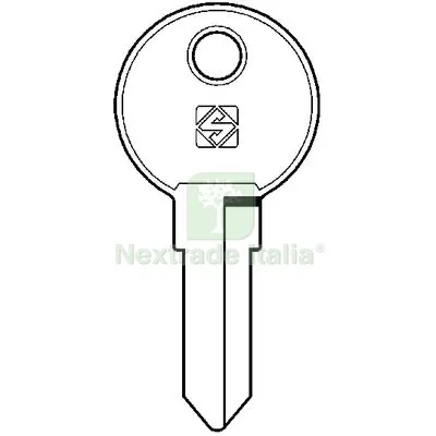 10PZ Chiave Piatta Star STA13 Silca Acciaio Nichelato — Serrature e cilindri — rif. FERX.VIR8610393