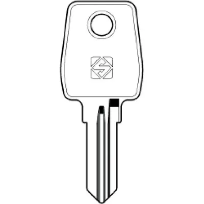 10PZ Chiave Piatta LEF LF57 Silca Ottone Nichelato — Serrature e cilindri — rif. FERX.VIR8610462