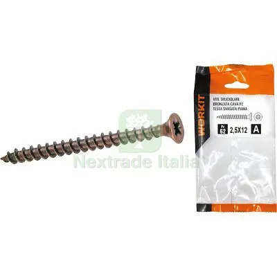 5CF VITE TRUCIOLARE TSP BRONZATA SELF WORKIT CAVA PZ FILETTO INTERO MM 3,5X16 CF=PZ 50 — Pannelli e tavole in legno — rif. FERX.VIR9000023 5CF VITE TRUCIOLARE TSP BRONZATA SELF WORKIT CAVA PZ FILETTO INTERO MM 3,5X16 CF=PZ 50 — Pannelli e tavole in legno — rif. FERX.VIR9000023