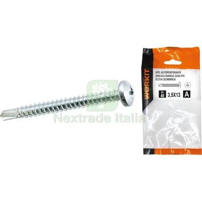 5CF VITE AUTOPERFORANTE TC SELF WORKIT ZINCATA BIANCA CAVA PH MM 4,2X25 CF=PZ 24 — Viti — rif. FERX.VIR9000275 5CF VITE AUTOPERFORANTE TC SELF WORKIT ZINCATA BIANCA CAVA PH MM 4,2X25 CF=PZ 24 — Viti — rif. FERX.VIR9000275
