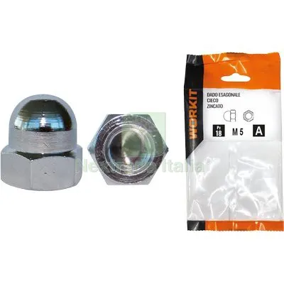 5CF DADO ESAGONALE CIECO SELF WORKIT ZINCATO M 12 CF=PZ 4 — Bulloni, dadi e rondelle — rif. FERX.VIR9000514 5CF DADO ESAGONALE CIECO SELF WORKIT ZINCATO M 12 CF=PZ 4 — Bulloni, dadi e rondelle — rif. FERX.VIR9000514
