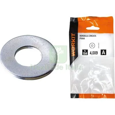 5CF Rondella Piana Zincata Self Workit Mxmm 10X20 S.MM 2 CF=PZ 26 MM 10,5x20 — Bulloni, dadi e rondelle — rif. FERX.VIR9000718 5CF Rondella Piana Zincata Self Workit Mxmm 10X20 S.MM 2 CF=PZ 26 MM 10,5x20 — Bulloni, dadi e rondelle — rif. FERX.VIR9000718
