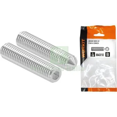 5CF GRANO PUNTA CONICA INOX A2 SELF WORKIT M 5X16 CF=PZ 18 MXMM 5x16 — Punte, frese e dischi — rif. FERX.VIR9000802 5CF GRANO PUNTA CONICA INOX A2 SELF WORKIT M 5X16 CF=PZ 18 MXMM 5x16 — Punte, frese e dischi — rif. FERX.VIR9000802