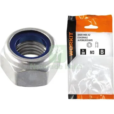 5CF DADO ESAGONALE AUTOBLOCCANTE INOX A2 SELF WORKIT BASSO M 5 CF=PZ 29 — Bulloni, dadi e rondelle — rif. FERX.VIR9000824 5CF DADO ESAGONALE AUTOBLOCCANTE INOX A2 SELF WORKIT BASSO M 5 CF=PZ 29 — Bulloni, dadi e rondelle — rif. FERX.VIR9000824