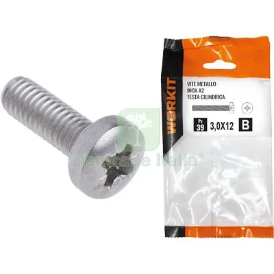 5CF VITE METALLO TC INOX A2 SELF WORKIT CAVA PH FILETTO INTERO MM 3X25 CF=PZ 28 MXMM 3x25 — Viti — rif. FERX.VIR9000844 5CF VITE METALLO TC INOX A2 SELF WORKIT CAVA PH FILETTO INTERO MM 3X25 CF=PZ 28 MXMM 3x25 — Viti — rif. FERX.VIR9000844