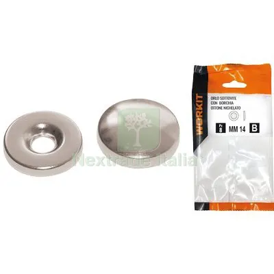 5CF ORLO SOTTOVITE + BORCHIA OTTONE NIC SELF WORKIT MM 12 CF=PZ 8 — Viti — rif. FERX.VIR9001205
