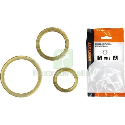 5CF RONDELLA ALZAPORTA SELF WORKIT OTTONE TORNITO MM 9 CF=PZ 5 — Bulloni, dadi e rondelle — rif. FERX.VIR9002001 5CF RONDELLA ALZAPORTA SELF WORKIT OTTONE TORNITO MM 9 CF=PZ 5 — Bulloni, dadi e rondelle — rif. FERX.VIR9002001