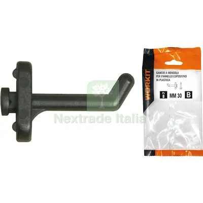 5CF Gancio a Mensola Self Workit PLT x Pannello Espositivo MM 30 CF=PZ 6 — Arredo — rif. FERX.VIR9002200 5CF Gancio a Mensola Self Workit PLT x Pannello Espositivo MM 30 CF=PZ 6 — Arredo — rif. FERX.VIR9002200