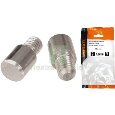 3CF Mensolina Reggipiano Tornita Self Workit Tonda OTT NIC MM 7X8 + Perno M5 CF=PZ 12 — Ferramenta per legno e mobili — rif. FERX.VIR9002264 3CF Mensolina Reggipiano Tornita Self Workit Tonda OTT NIC MM 7X8 + Perno M5 CF=PZ 12 — Ferramenta per legno e mobili — rif. FERX.VIR9002264