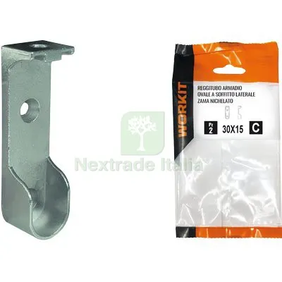 3CF Reggitubo Armadio Ovale a Soffitto Self Workit Laterale Zama NIC Tubo MM 30X15 CF=PZ 2 — Arredo — rif. FERX.VIR9002280 3CF Reggitubo Armadio Ovale a Soffitto Self Workit Laterale Zama NIC Tubo MM 30X15 CF=PZ 2 — Arredo — rif. FERX.VIR9002280