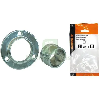 2CF Reggitubo Armadio Tondo a Ghiera Self Workit Zama Cromato MM 18 CF=PZ 2 — Arredo — rif. FERX.VIR9002284