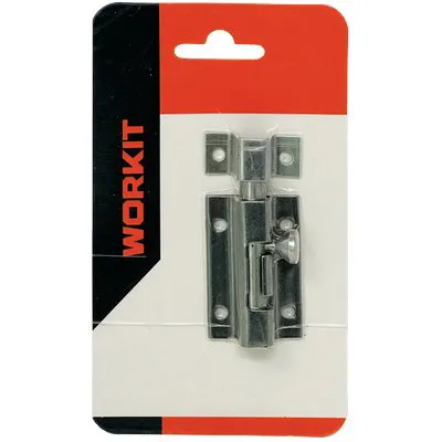 Catenaccio Portalucchetto Tondo Self Workit Acciaio Inox Piastra MM 33 CM 7/11 — Lucchetti e catene — rif. FERX.VIR9100054