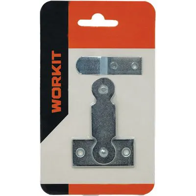 3PZ Tavellino Semplice Zincato Self Workit + Incontro MM 50 — Ferramenta per legno e mobili — rif. FERX.VIR9100092