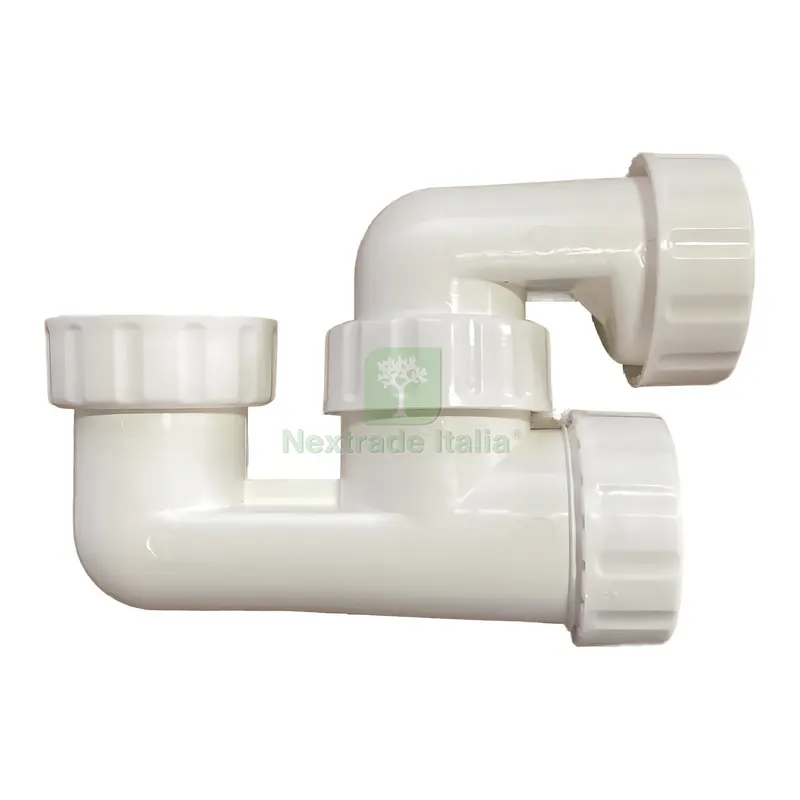 Sifone PP Ribassato Vasca Bianco 1"1/2 — Scarichi e sifoni — rif. FERX.VIR7706313 Sifone PP Ribassato Vasca Bianco 1"1/2 — Scarichi e sifoni — rif. FERX.VIR7706313