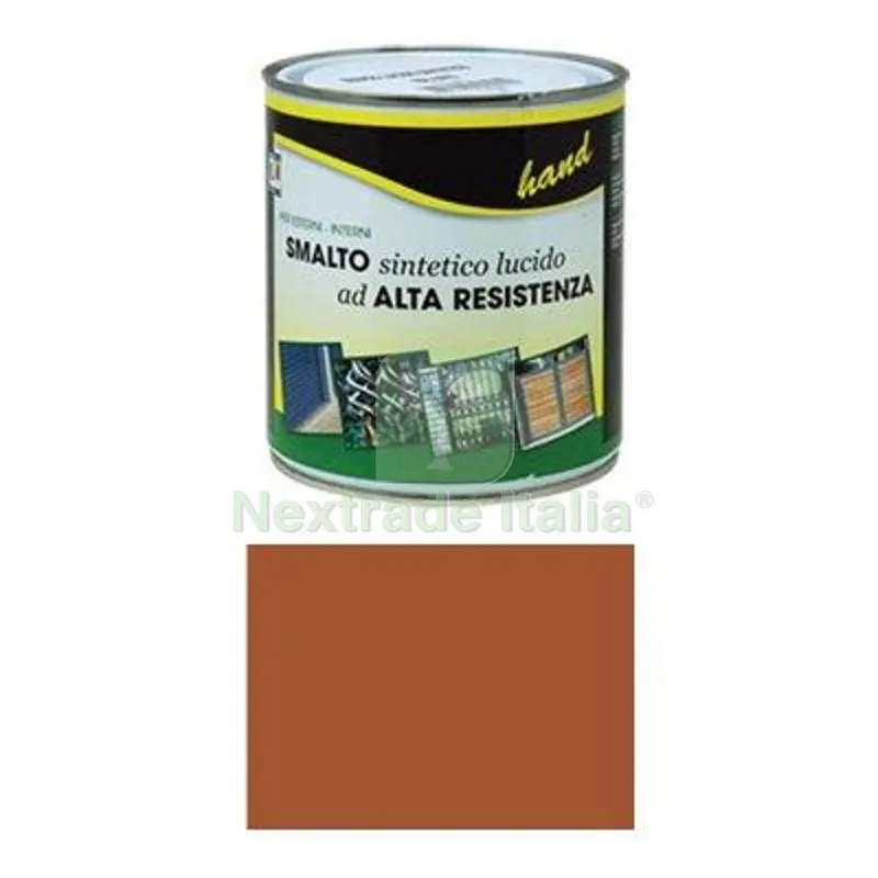 6PZ SMALTO A SOLVENTE WORKIT CUOIO ML 750 Colore Cuoio RAL 8003 — Diluenti e solventi — rif. FERX.VIR1100003