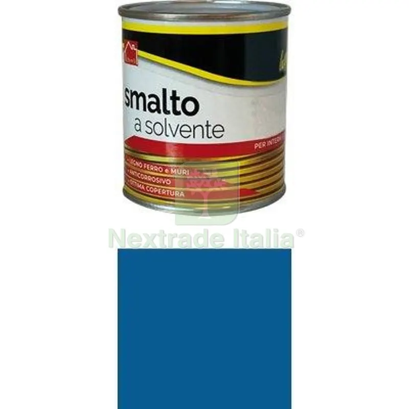 6PZ SMALTO A SOLVENTE WORKIT TURCHESE ML 125 Colore Celeste RAL 5012 — Diluenti e solventi — rif. FERX.VIR1100034 6PZ SMALTO A SOLVENTE WORKIT TURCHESE ML 125 Colore Celeste RAL 5012 — Diluenti e solventi — rif. FERX.VIR1100034