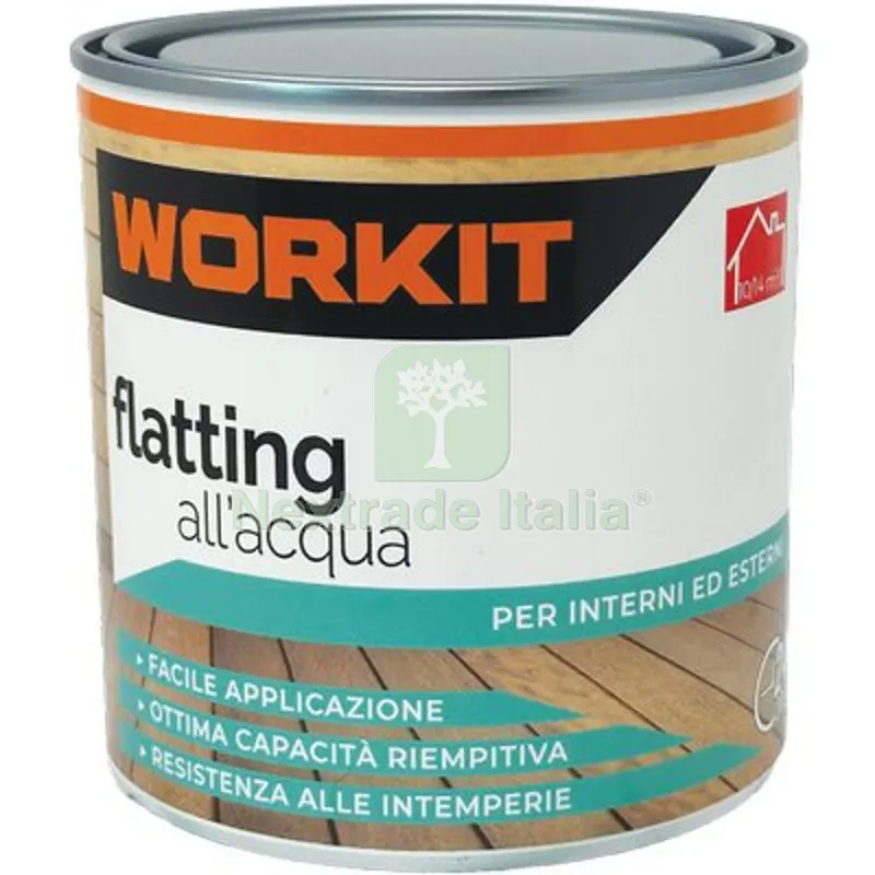 6PZ FLATTING ACQUA WORKIT OPACO ML 750 Colore trasparente opaco — Vernici e smalti — rif. FERX.VIR1140052