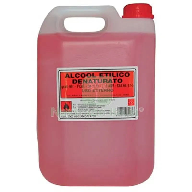 4PZ ALCOOL ETILICO DENATURATO 99,9° LT 5 — Diluenti e solventi — rif. FERX.VIR2160333