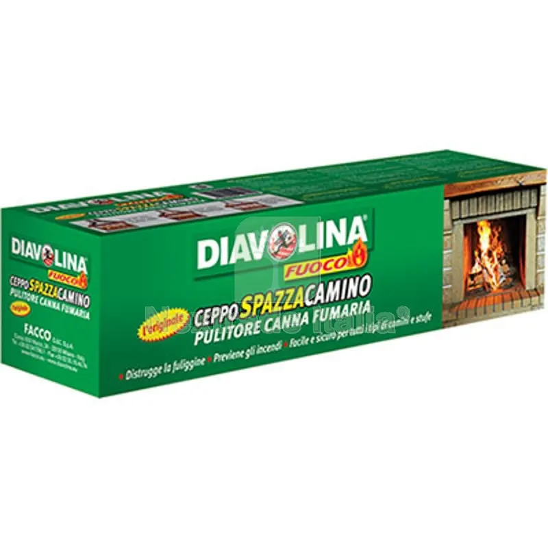6PZ ANTIFULIGGINE SPAZZACAMINO CEPPO DIAVOLINA FUOCO — Stufe e camini — rif. FERX.VIR2440120 6PZ ANTIFULIGGINE SPAZZACAMINO CEPPO DIAVOLINA FUOCO — Stufe e camini — rif. FERX.VIR2440120