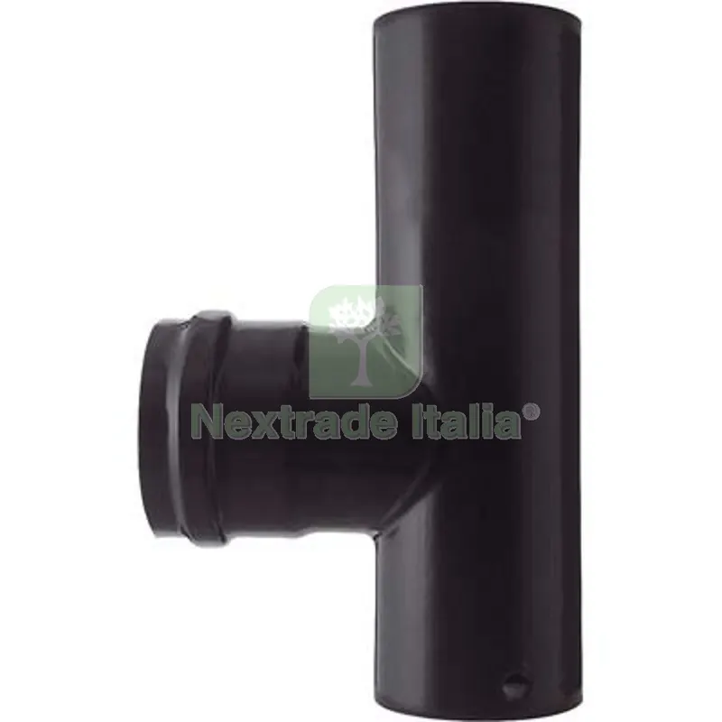 TUBO A TEE PELLET MMF NERO OPACO SAVE CM 12 MMF — Stufe e camini — rif. FERX.VIR2653123 TUBO A TEE PELLET MMF NERO OPACO SAVE CM 12 MMF — Stufe e camini — rif. FERX.VIR2653123