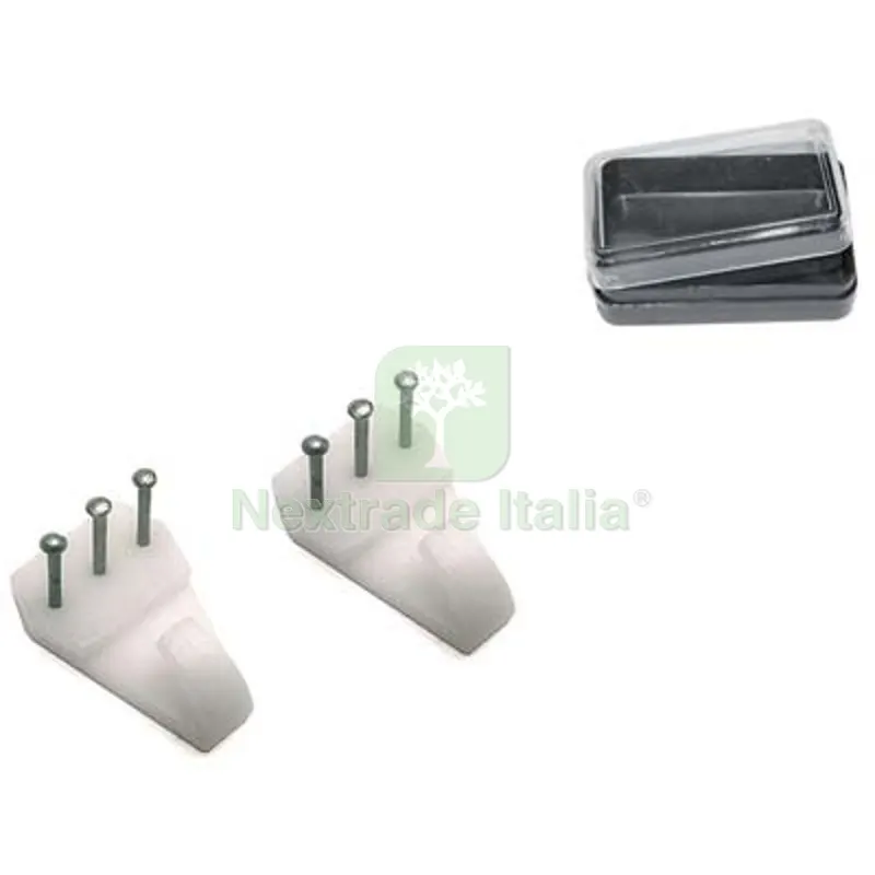 12CF GANCIO QUADRO TIPO BLITZ PRONTY TRIS FERRO NICHELATO/PLASTICA BIANCA CF=PZ 3 — Ferramenta porte e finestre — rif. FERX.VIR4384276 12CF GANCIO QUADRO TIPO BLITZ PRONTY TRIS FERRO NICHELATO/PLASTICA BIANCA CF=PZ 3 — Ferramenta porte e finestre — rif. FERX.VIR4384276