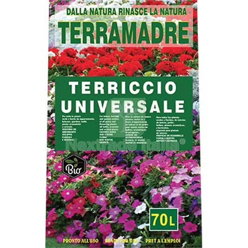 TERRICCIO UNIVERSALE TERRAMADRE TERRIFLORA LT 70 UNI EN (42) — Protezione piante e sementi — rif. FERX.VIR6293560 TERRICCIO UNIVERSALE TERRAMADRE TERRIFLORA LT 70 UNI EN (42) — Protezione piante e sementi — rif. FERX.VIR6293560