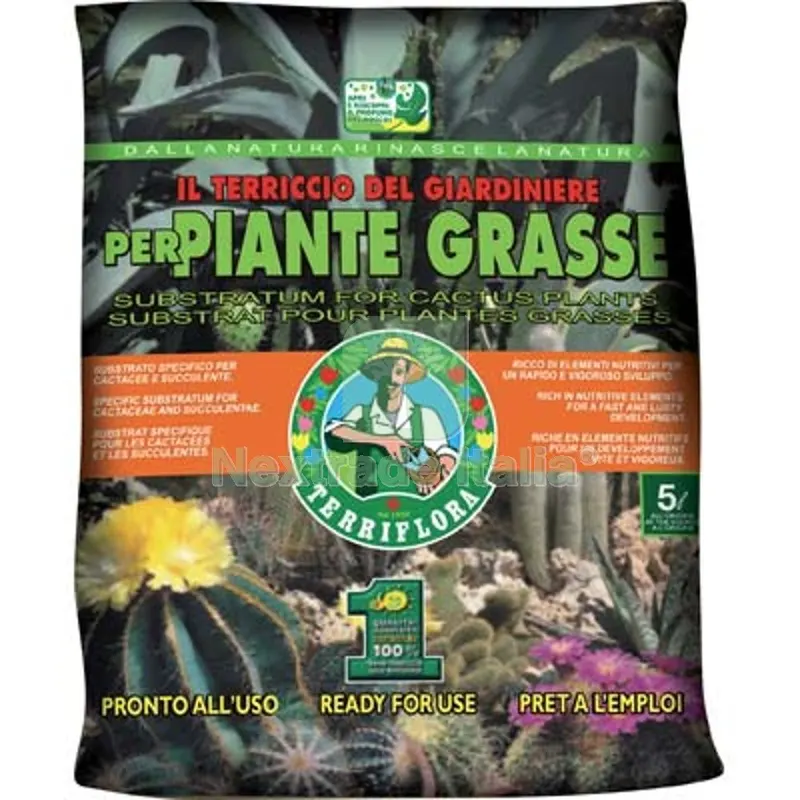 TERRICCIO PIANTE GRASSE TERRIFLORA LT 5 (216) — Protezione piante e sementi — rif. FERX.VIR6293565 TERRICCIO PIANTE GRASSE TERRIFLORA LT 5 (216) — Protezione piante e sementi — rif. FERX.VIR6293565