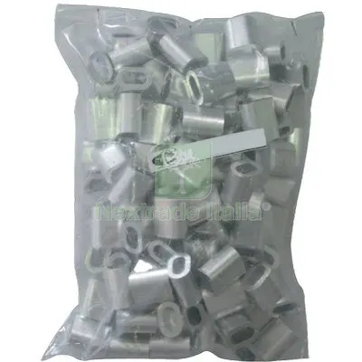 100PZ MORSETTO X FILO NYOFIL WORKIT ALLUMINIO MM 3 — Morse morsetti e strettoi — rif. FERX.VIR7511278 100PZ MORSETTO X FILO NYOFIL WORKIT ALLUMINIO MM 3 — Morse morsetti e strettoi — rif. FERX.VIR7511278