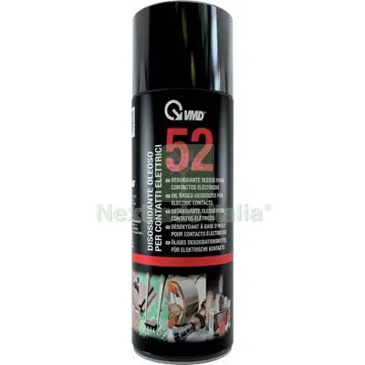 12PZ DISOSSIDANTE CONTATTI ELETTRICI SPRAY 52 VMD ML 400 — Lubrificanti e oli — rif. FERX.VIR8250373 12PZ DISOSSIDANTE CONTATTI ELETTRICI SPRAY 52 VMD ML 400 — Lubrificanti e oli — rif. FERX.VIR8250373